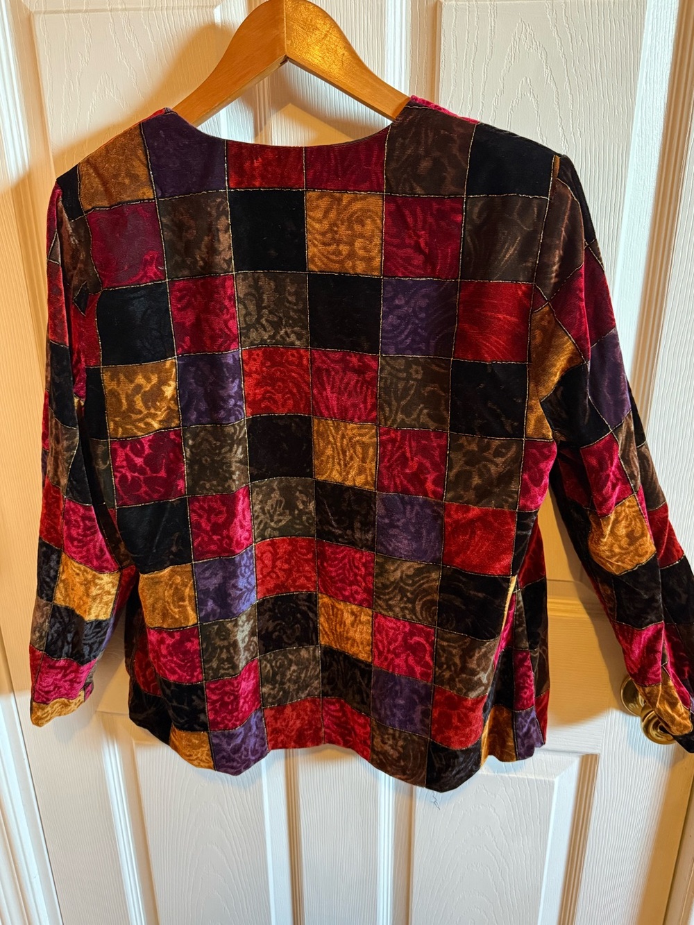 Willow Ridge Patchwork Velvet Jacket